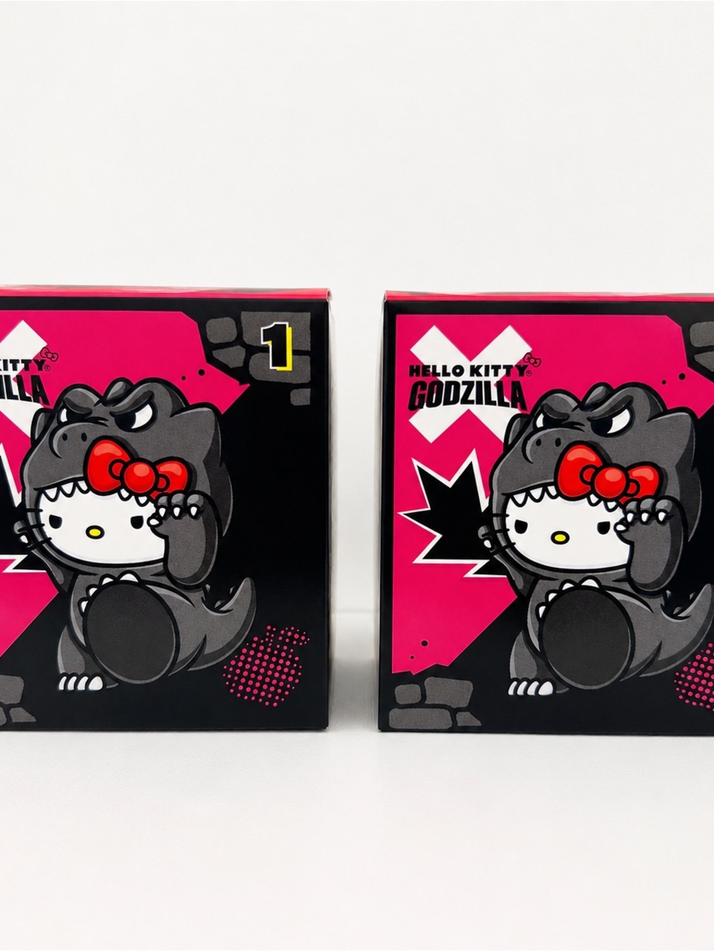 2 McDonalds Hello Kitty x Godzilla #1 🩷🖤